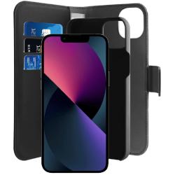 Puro Θήκη - Πορτοφόλι Wallet Detachable 2 in 1 - Apple iPhone 14 / 13 - Black (IPC1461BOOKC3-BLK)