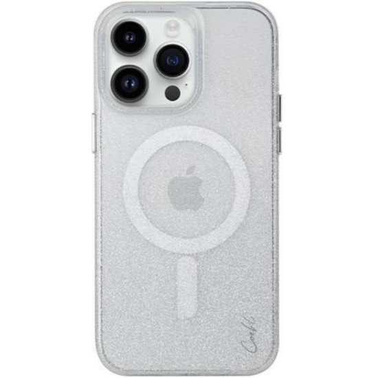 Uniq Coehl Lumino - Ανθεκτική MagSafe Διάφανη Θήκη - Apple iPhone 14 Pro Max - Sparkling Silver (UNIQ-IP6.7PM(2022)-LUMSSIL)