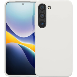 KWmobile Soft Flexible Rubber Cover - Θήκη Σιλικόνης Samsung Galaxy S23 - White Matte (60273.48)