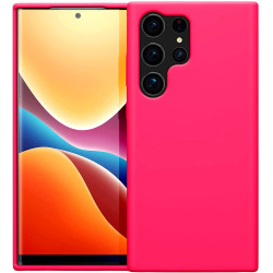 KWmobile Soft Flexible Rubber Cover - Θήκη Σιλικόνης Samsung Galaxy S23 Ultra - Neon Pink (60275.77)
