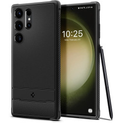 Spigen Θήκη Rugged Armor Samsung Galaxy S23 Ultra - Matte Black (ACS05613)