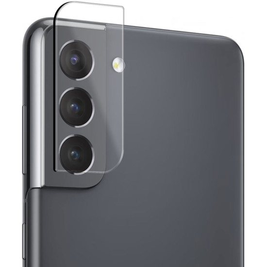 Rosso Tempered Glass Camera Lens Protector - Αντιχαρακτικό Προστατευτικό Γυαλί για Φακό Κάμερας Samsung Galaxy S21 5G - Transparent (8719246381867)