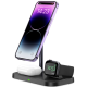 Tech-Protect A22 3 in 1 Wireless Charging Station - Βάση Ασύρματης Φόρτισης MagSafe για iPhone 16 / 15 / 14 / 13 / 12 / Airpods / Apple Watch - 15W - Black (9490713930960)