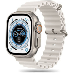Tech-Protect Iconband Pro - Λουράκι Σιλικόνης Apple Watch Ultra/SE/11/10/9/8/7/6/5/4 (49/46/45/44mm) - Beige (9490713930229)