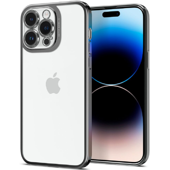 Spigen Θήκη Optik Crystal Apple iPhone 14 Pro - Chrome Grey (ACS04979)