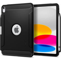 Spigen Θήκη Rugged Armor Apple iPad (A16) 11th Gen. 2025 11" / 10th Gen. 2022 10.9" με Υποδοχή Apple Pencil - Matte Black (ACS05552)