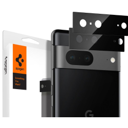 Spigen GLAS.tR EZ Fit OPTIK Lens Protector - Αντιχαρακτικό Προστατευτικό Γυαλί για Φακό Κάμερας Google Pixel 7 - 2 Τεμάχια - Black (AGL05471)