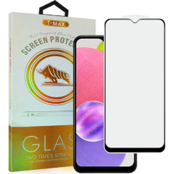 T-Max Premium 3D Tempered Glass Full Glue Fluid Despensing - Αντιχαρακτικό Γυαλί Οθόνης Realme C30 - Black (5206015017186)