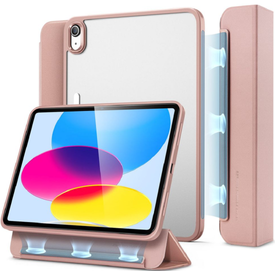 ESR Ascend Hybrid Θήκη με Υποδοχή Apple Pencil - Apple iPad (A16) 11th Gen. 2025 11" / 10th Gen. 2022 10.9" - Rose Gold (4894240171462)