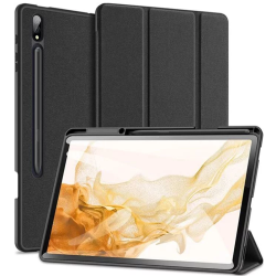 Duxducis Domo Series - Flip Θήκη Samsung Galaxy Tab S8 Ultra 14.6" 2022 X900 / X906 με Υποδοχή για Γραφίδα - Black (6934913042588)