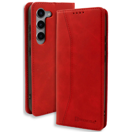 Bodycell Θήκη - Πορτοφόλι Samsung Galaxy S23 Plus - Red (5206015019791)