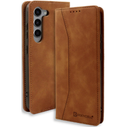 Bodycell Θήκη - Πορτοφόλι Samsung Galaxy S23 Plus - Brown (5206015019784)