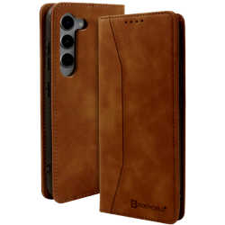 Bodycell Θήκη - Πορτοφόλι Samsung Galaxy S23 - Brown (5206015019692)