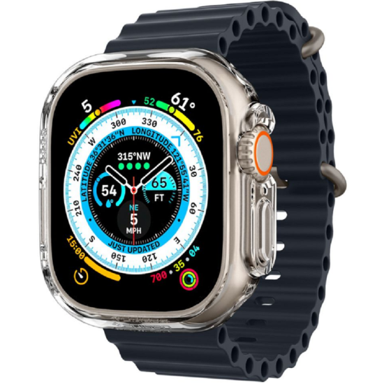 Spigen Θήκη Thin Fit - Apple Watch Ultra 3 / Ultra 2 / Ultra 1 49mm - Crystal Clear (ACS05917)