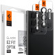 Spigen GLAS.tR EZ Fit OPTIK Pro Camera Lens Protector - Αντιχαρακτικό Προστατευτικό Γυαλί για Φακό Κάμερας Samsung Galaxy S23 Ultra - 2 Τεμάχια - Black (AGL05950)