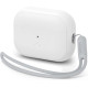 Spigen Silicone Fit Θήκη Σιλικόνης - Apple AirPods Pro 2nd Gen - White / Grey (ACS05811)