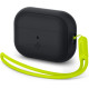 Spigen Silicone Fit Θήκη Σιλικόνης - Apple AirPods Pro 2nd Gen - Black / Phantom Green (ACS05810)