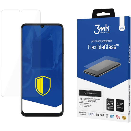 3MK Premium Flexible Glass - Αντιχαρακτικό Υβριδικό Προστατευτικό Γυαλί Οθόνης - Honor X7a - 0.3mm (5903108513203)