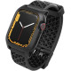 Catalyst Ανθεκτική Θήκη Active Defence και Λουράκι Σιλικόνης Apple Watch 9 / 8 / 7 41mm - Stealth Black (CAT41DROP7BLK)