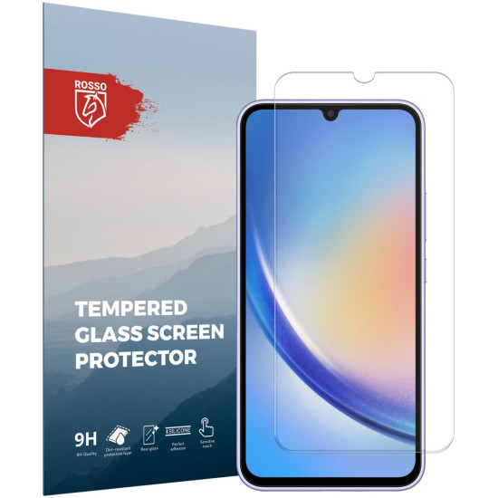 Rosso Tempered Glass - Αντιχαρακτικό Προστατευτικό Γυαλί Οθόνης Samsung Galaxy A34 - Clear (8719246376580)