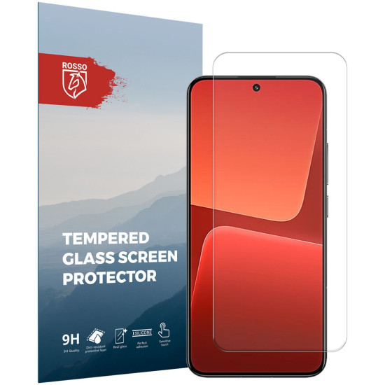 Rosso Tempered Glass - Αντιχαρακτικό Προστατευτικό Γυαλί Οθόνης Xiaomi 13 - Clear (8719246381546)