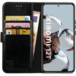 Rosso Element PU Θήκη Πορτοφόλι Xiaomi 12T / 12T Pro - Black (8719246376894)