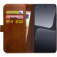 Rosso Element PU Θήκη Πορτοφόλι Xiaomi 13 Pro - Brown (8719246381713)