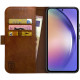 Rosso Element PU Θήκη Πορτοφόλι Samsung Galaxy A54 - Brown (8719246376955)