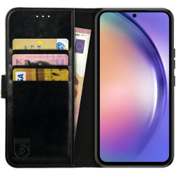 Rosso Element PU Θήκη Πορτοφόλι Samsung Galaxy A54 - Black (8719246376849)