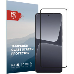 Rosso Tempered Glass - FullFace Αντιχαρακτικό Προστατευτικό Γυαλί Οθόνης Xiaomi 13 Pro - Black (8719246381553)