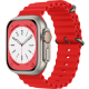 Techsuit Watchband W038 - Λουράκι Σιλικόνης Apple Watch Ultra/SE/11/10/9/8/7/6/5/4 (49/46/45/44mm) - Red (5949419015395)