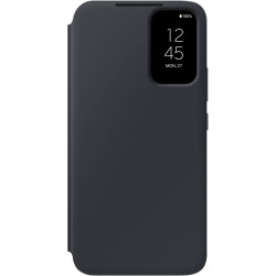 Official Samsung S View Wallet Cover - Θήκη Flip με Ενεργό Πορτάκι Samsung Galaxy A34 - Black (EF-ZA346CBEGWW)