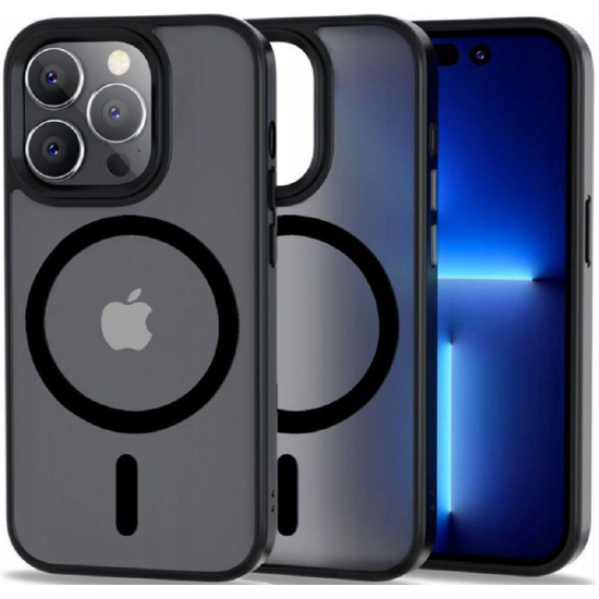 Tech-Protect MagMat - Σκληρή Θήκη MagSafe Apple iPhone 12 Pro Max - Matte Black (9490713933091)
