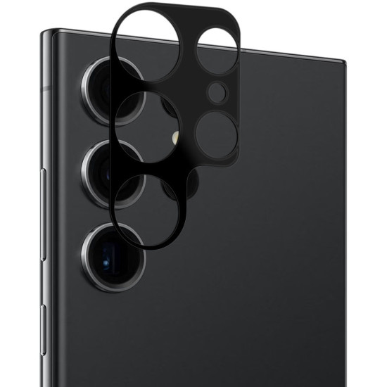 Rosso Camera Lens Protector - Προστατευτικό Κάλυμμα Κάμερας - Samsung Galaxy S23 Ultra - Black (8719246381829)
