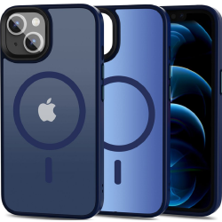 Tech-Protect MagMat - Σκληρή Θήκη MagSafe Apple iPhone 13 - Matte Navy (9490713933015)