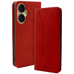 Bodycell Θήκη - Πορτοφόλι Realme C55 - Red (5206015022265)
