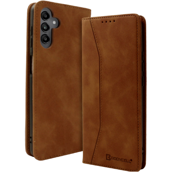 Bodycell Θήκη - Πορτοφόλι Samsung Galaxy A54 - Brown (5206015022302)