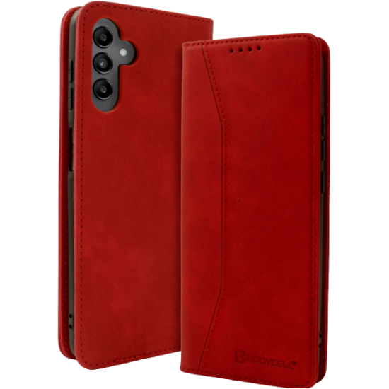 Bodycell Θήκη - Πορτοφόλι Samsung Galaxy A34 - Red (5206015022289)