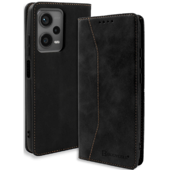Bodycell Θήκη - Πορτοφόλι Xiaomi Redmi Note 12 Pro Plus - Black (5206015019579)