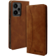 Bodycell Θήκη - Πορτοφόλι Xiaomi Redmi Note 12 Pro Plus - Brown (5206015019630)