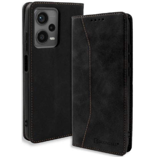 Bodycell Θήκη - Πορτοφόλι Xiaomi Redmi Note 12 Pro 5G - Black (5206015019500)