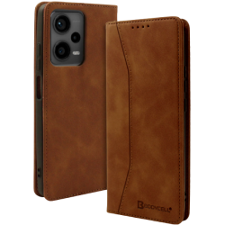 Bodycell Θήκη - Πορτοφόλι Xiaomi Redmi Note 12 Pro 5G - Brown (5206015019531)