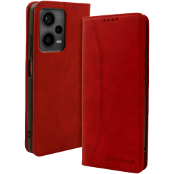 Bodycell Θήκη - Πορτοφόλι Xiaomi Redmi Note 12 Pro 5G - Red (5206015019548)