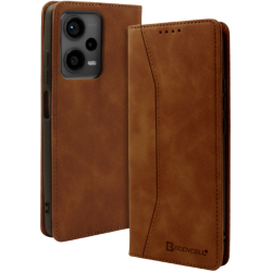 Bodycell Θήκη - Πορτοφόλι Xiaomi Redmi Note 12 5G - Brown (5206015019487)