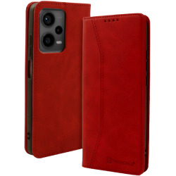 Bodycell Θήκη - Πορτοφόλι Xiaomi Redmi Note 12 5G - Red  (5206015019494)