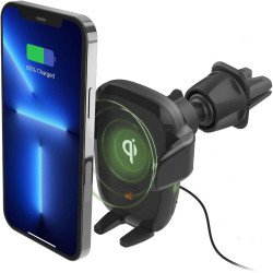 iOttie 2 in 1 Auto Sense Wireless - Βάση Ασύρματης Φόρτισης για Κινητά έως 6.5" για CD & Αεραγωγούς Αυτοκινήτου - 7.5W - Black (HLCRIO164)