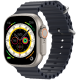 Riversong Smartwatch Motive 8 Ultra - Midnight Black / Orange Strap (SW808B)