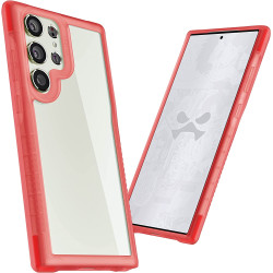 Ghostek Covert 6 - Διάφανη Ανθεκτική Αντιμικροβιακή Θήκη - Samsung Galaxy S23 Ultra - Pink (GHOCAS3352)