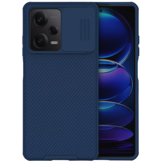 Nillkin CamShield Pro - Σκληρή Θήκη με Κάλυμμα για την Κάμερα - Xiaomi Redmi Note 12 Pro 5G / Poco X5 Pro - Blue (6902048260535)