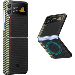 Pitaka Fusion Weaving MagEZ Case 3 - MagSafe Θήκη Aramid Fiber Body Samsung Galaxy Z Flip4 - 0.95mm - 600D - Overture (FOFLIP4)
